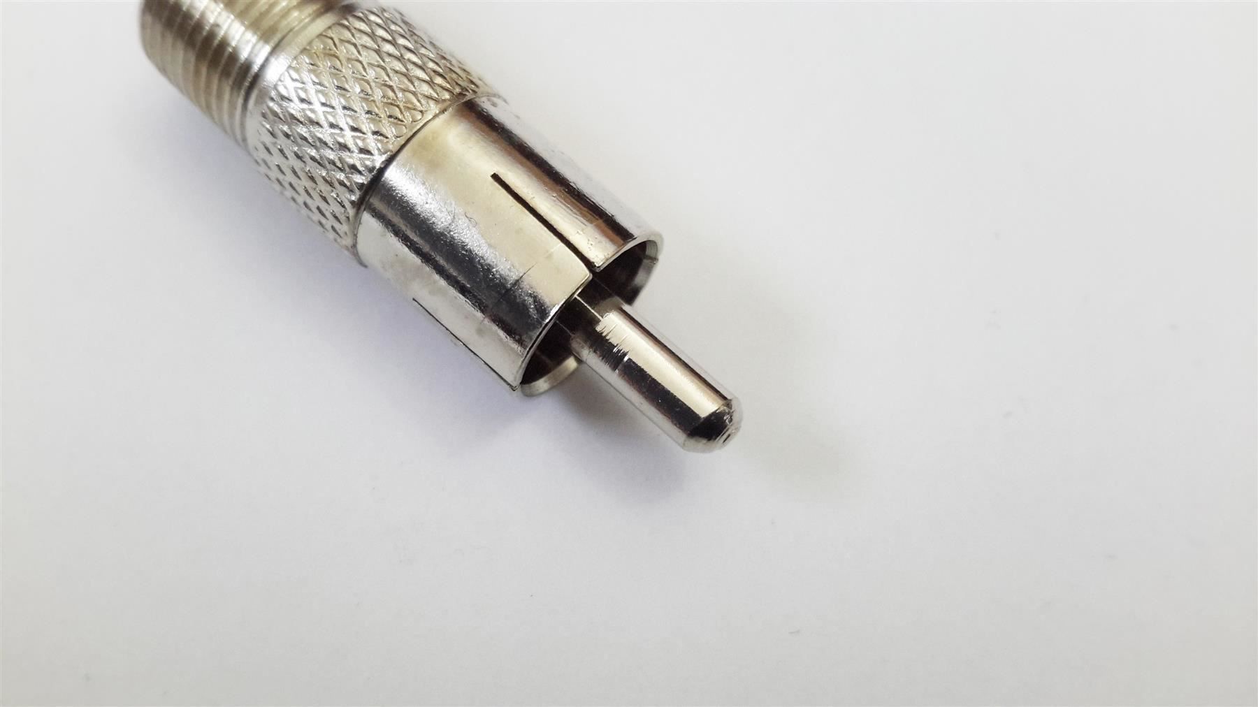 Laufwerke & Adapter: Adapter F-Buchse auf Cinch-Stecker – Neu und originalverpackt aus St. Gallen von cointec 1