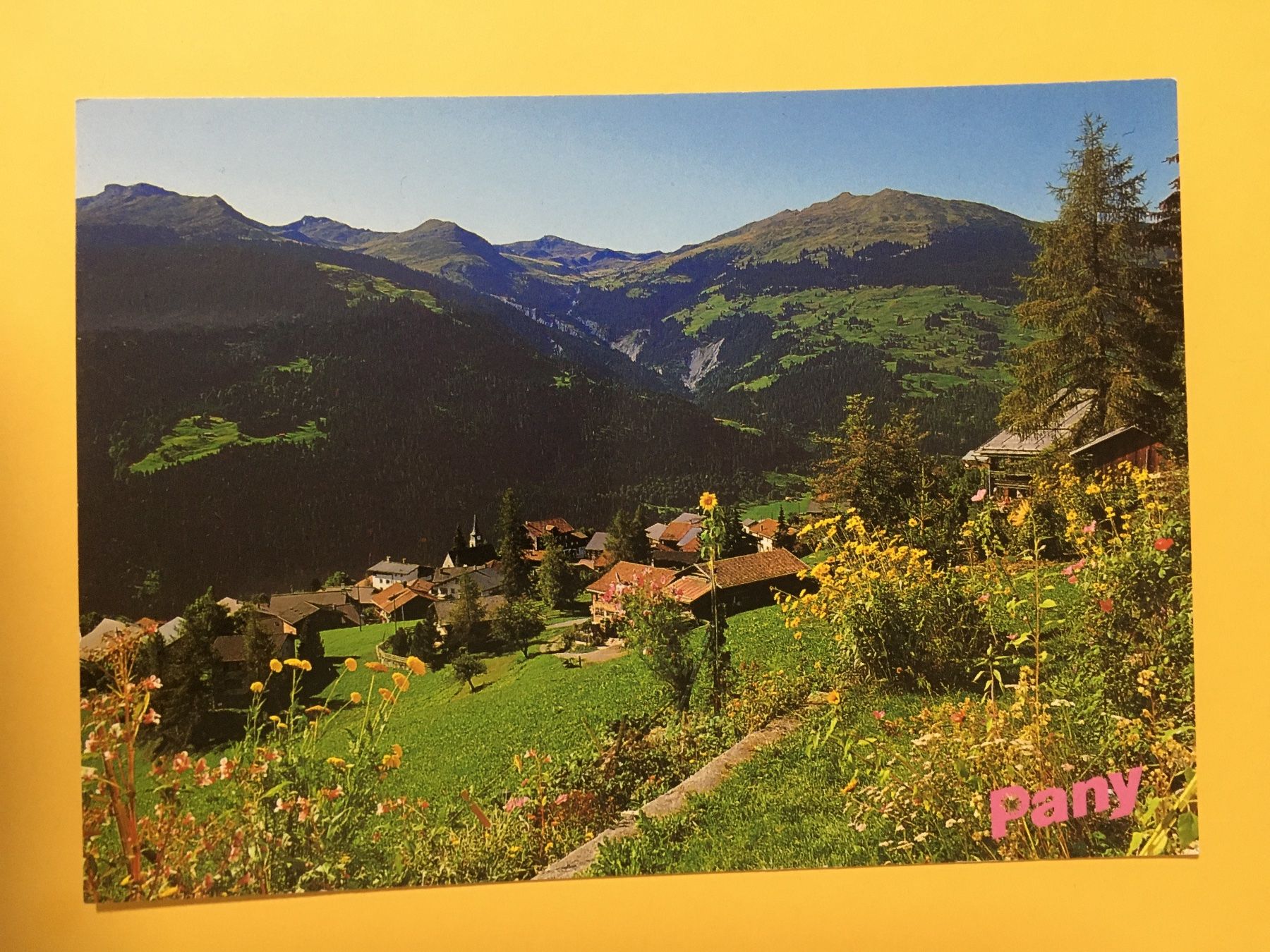 Cartoline postali: Pany Prättigau Graubünden – Usato da Küttigen venduto da Melisch1000