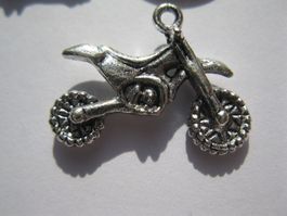 6 Anhänger metall, Motorrad