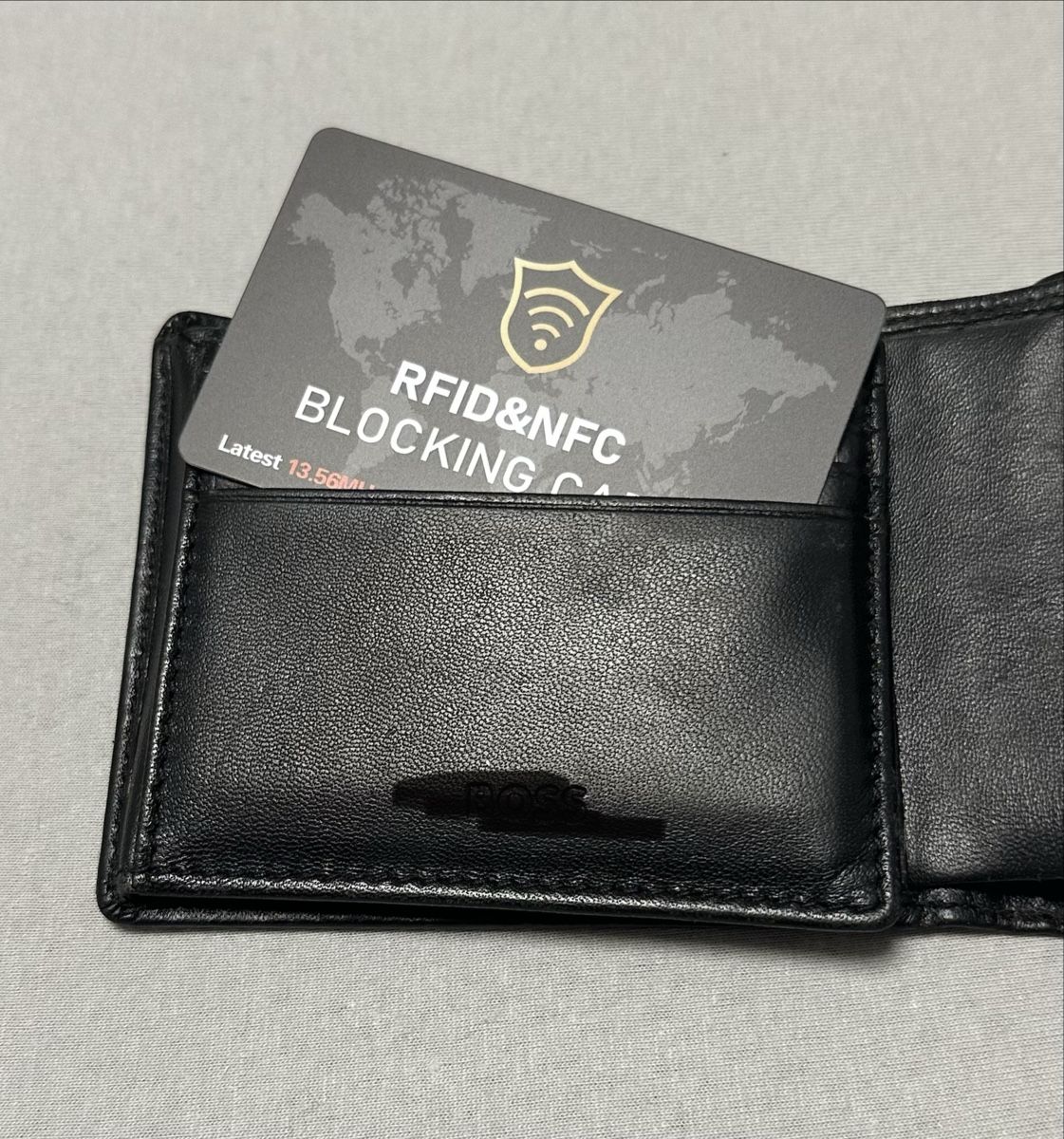 Componenti elettronici: NFC RFID Karte Schwarz Datenschutz Portmonee – Nuovo e nell'imballaggio originale da Eggenwil venduto da SteinImSchuh