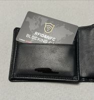 NFC RFID Karte Schwarz Datenschutz Portmonee