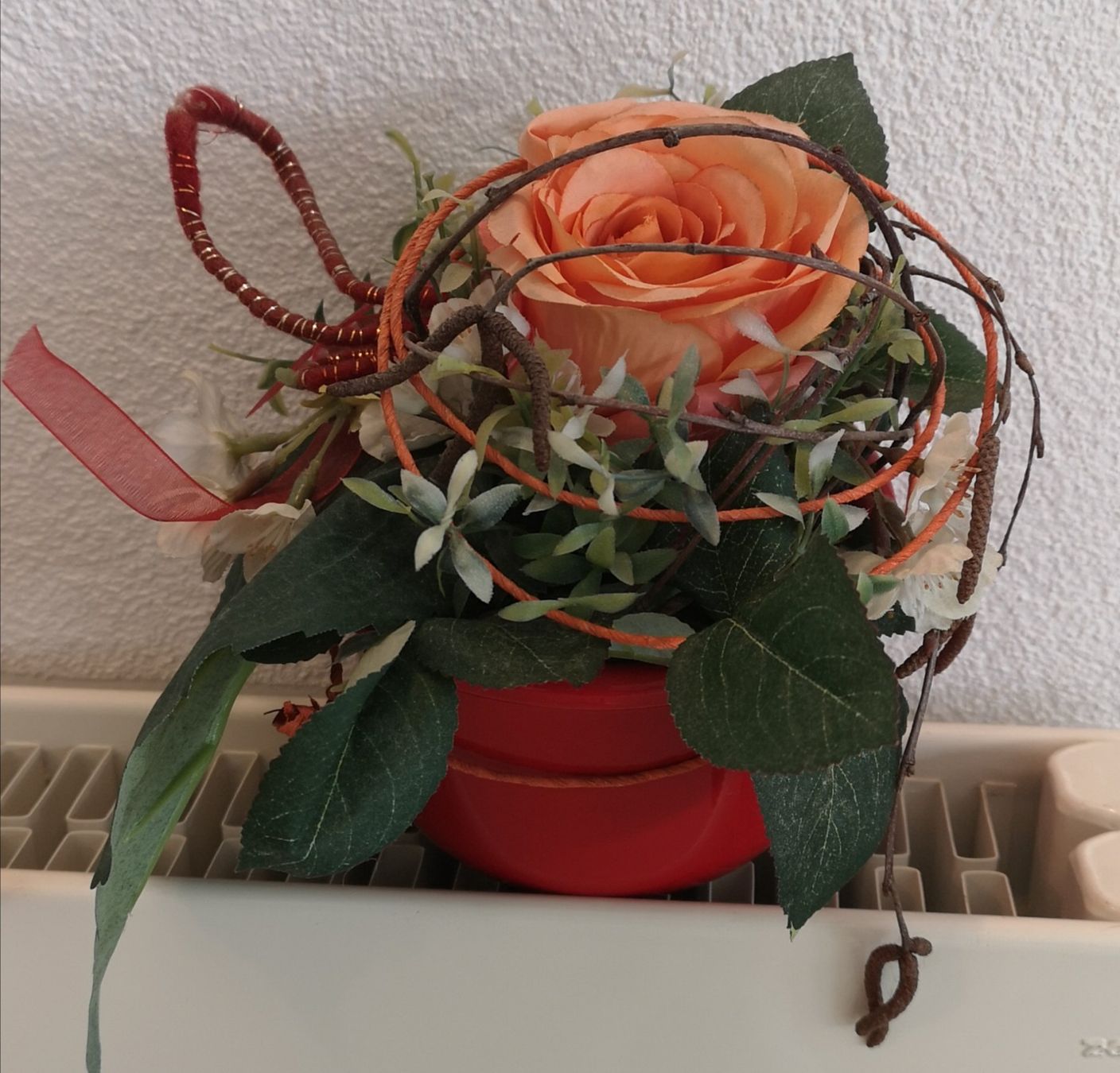 Tutte le decorazioni: 3 Gestecke zum weiterschenken – Nuovo (secondo la descrizione) da Widnau venduto da Schurlibua 1