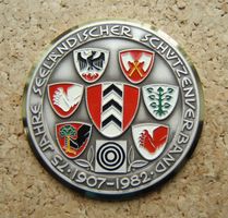 SCHÜTZENMEDAILLE SEELÄNDISCHER SCHÜTZENVERBAND 1982