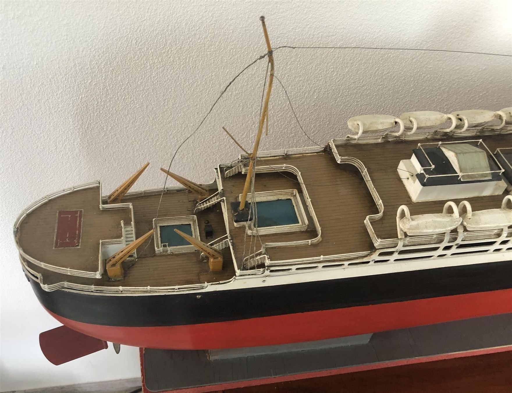 Kit di modellismo & Modellini statici: GROSSES DAMPFSCHIFF-Modell "ANDES" - 107 cm – Usato da Appenzell venduto da Zimiuno 3