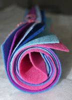 BASTELFILZ-SET, 6 Farben 30x30 cm Set 18