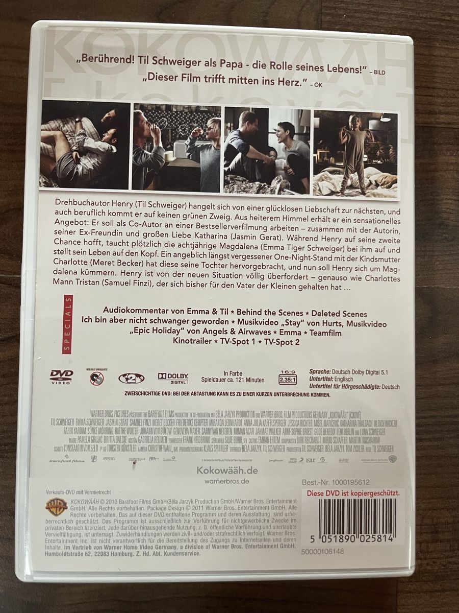 Tutti i DVDs: Kokowääh DVD, Til & Emma Schweiger – Usato da Dübendorf venduto da Phoo 1