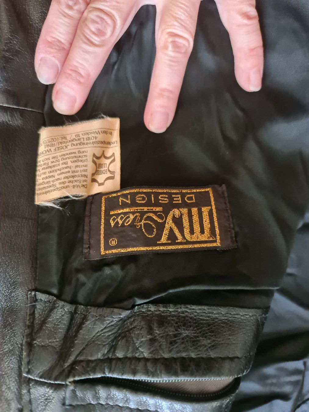 Giacche: Lederjacke Herren grösse 48/50 – Usato da Emmenbrücke venduto da gatasalvache 4