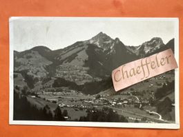 Ansichtskarte Boltigen mit Bädderhorn 1932  Feldpost