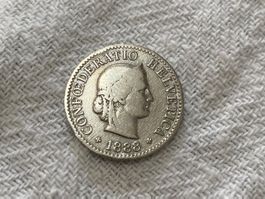 5 centimes/rappen 1888