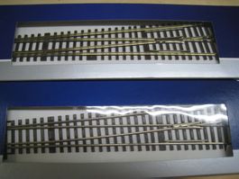 Roco Line schlanke Weichen 1x links+1x rechts ohne Bettung