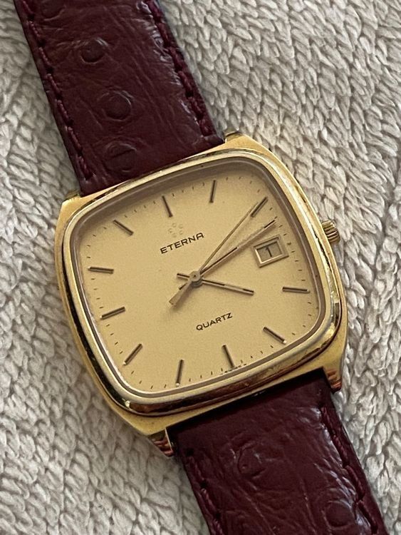 Eterna Orologi: Eterna Quartz Vintage, parfait état, plaqué or – Usato da Neuchâtel venduto da rit_r97j