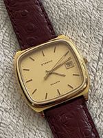 Eterna Quartz Vintage, parfait état, plaqué or