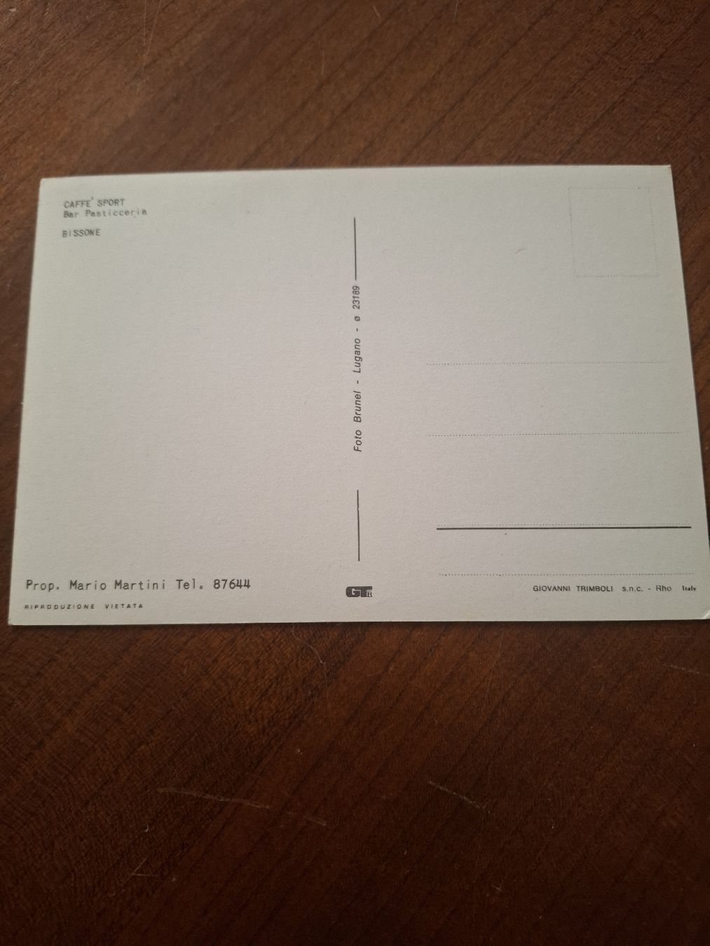 Cartoline postali: Cartolina Bissone – Usato da Viganello venduto da sor_dcq8 1