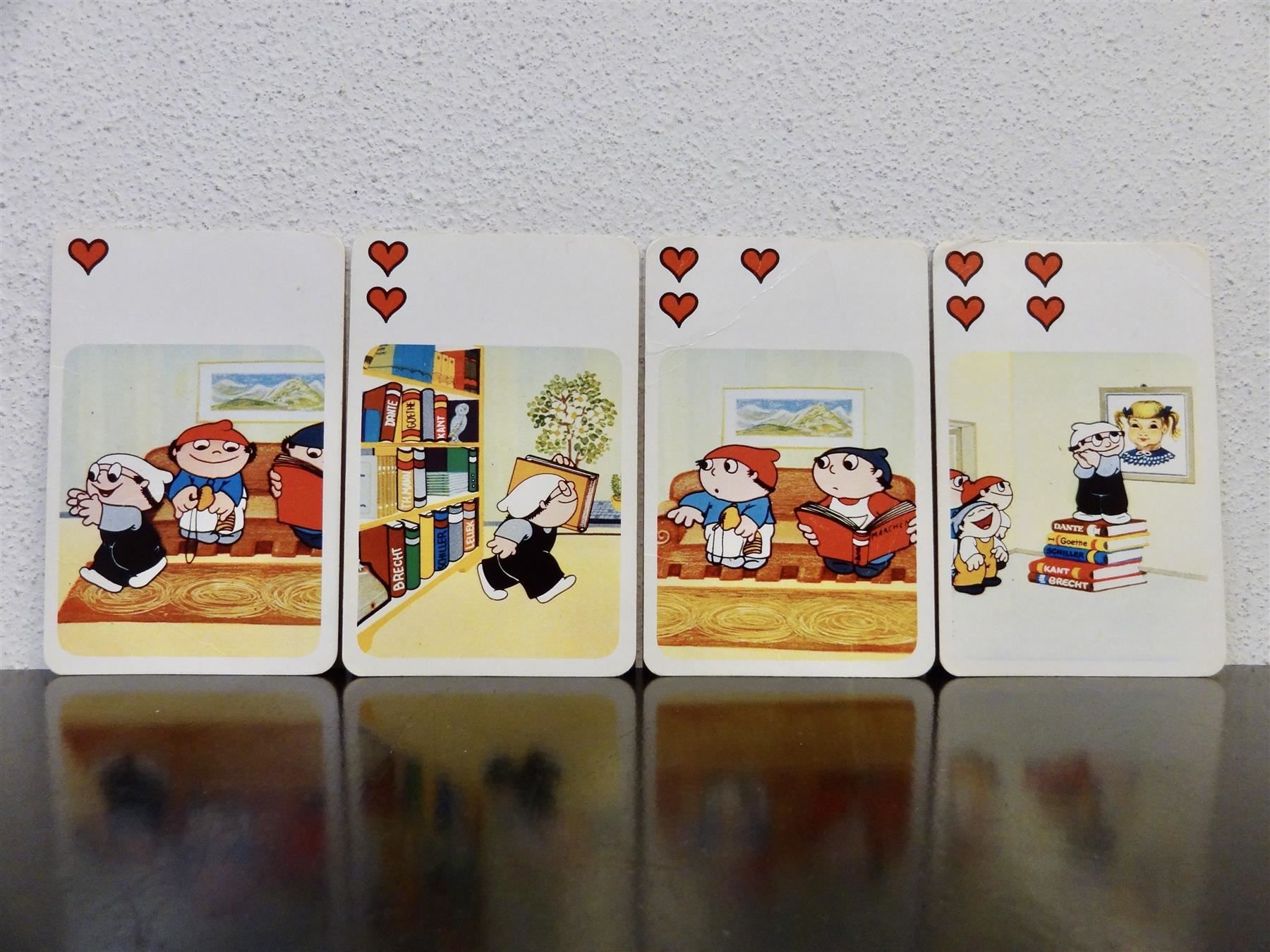 Giochi: schönes altes Quartett MAINZELMÄNNCHEN – Usato da Kerzers venduto da wisaundso 3