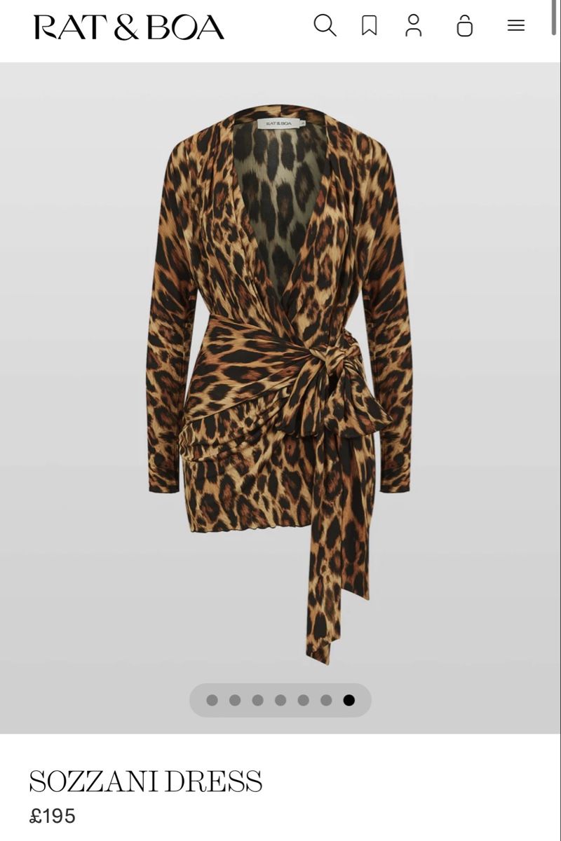 Vestiti: Rat and Boa Leopard Cheetah Mini Dress – Nuovo e nell'imballaggio originale da Aigle venduto da 029_mbn 5