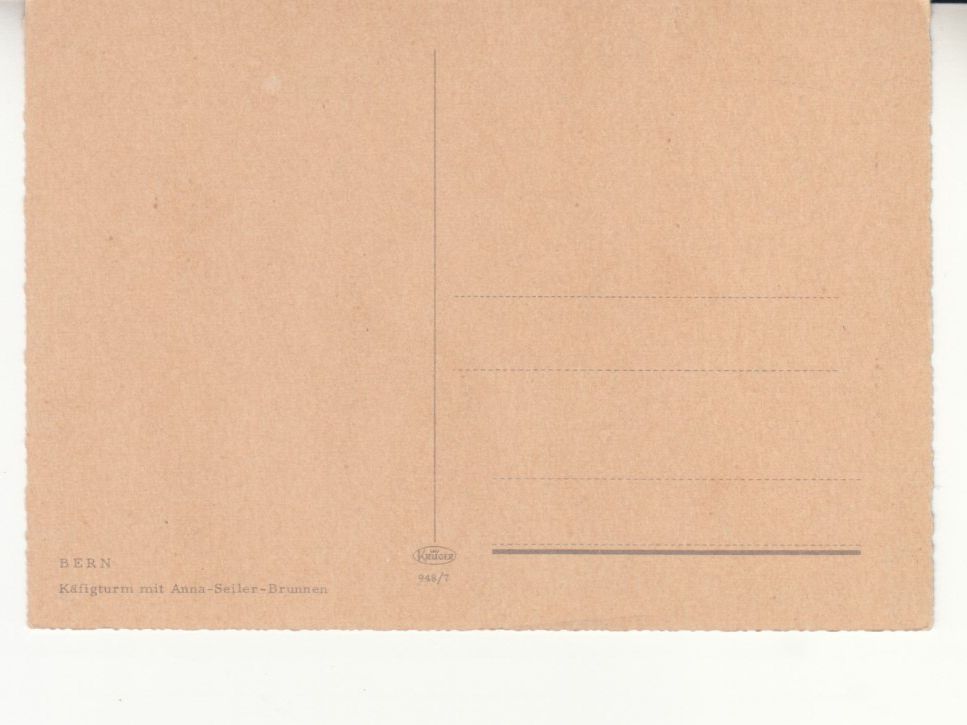 Cartoline postali: Bern ca. 1960 – Usato da Bürglen TG venduto da StampGraf 1