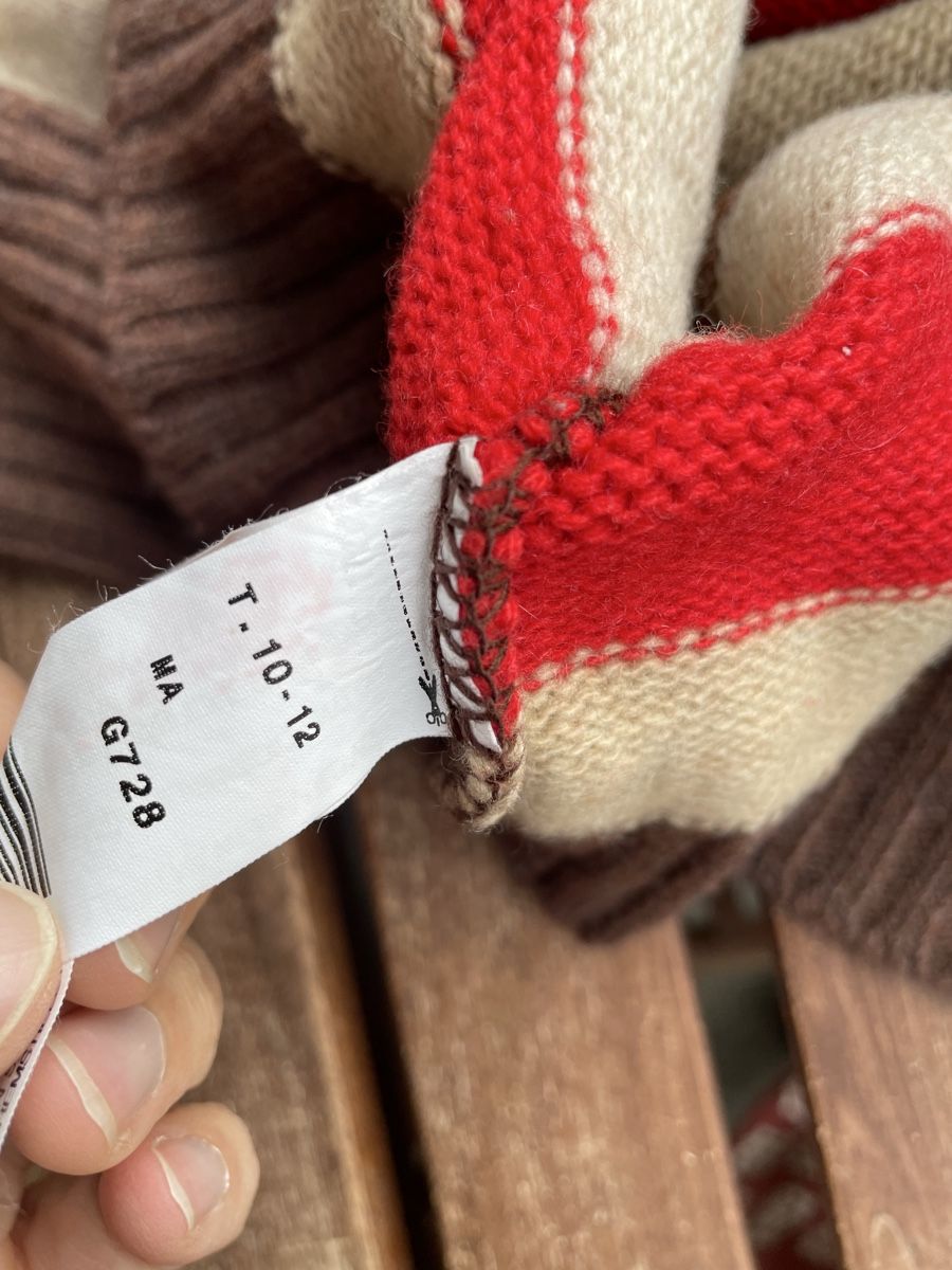 Zara Maglioni & Felpe: Wollpullover Zara gestreift , Grösse 140 braun rot beige – Usato da Bern venduto da brup 1