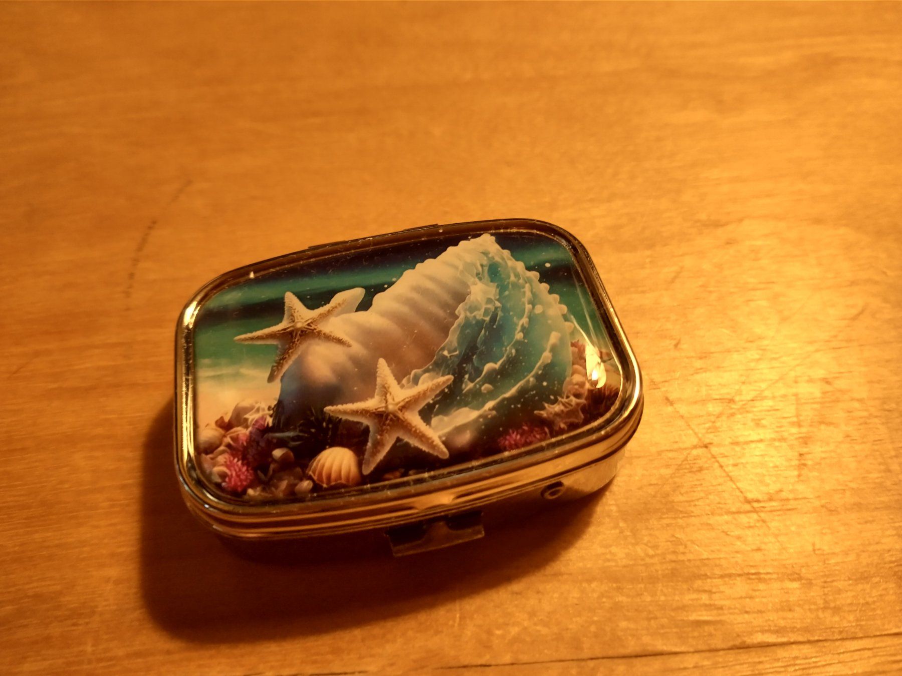 Altro in Cosmetici & Cura: Maritime Pillendose/Dose mit Muscheln und Seesternen. – Nuovo (secondo la descrizione) da Löhningen venduto da Chimae67 6