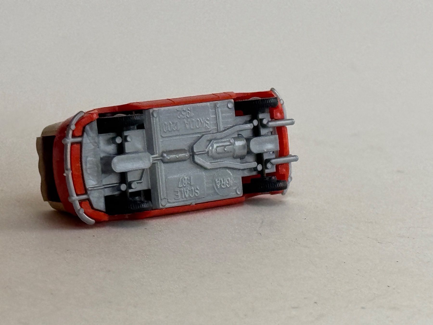 Peugeot Modellini d'auto: GB5- Igra Skoda 1200 Pritsche rot – Usato da Elm venduto da Wikmtz 2