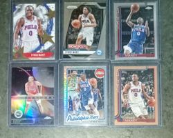 Tyrese Maxey NBA cards lot