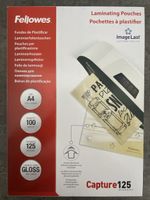 Fellowes Laminierfolien A4 125 Mikron 100 Stueck neu