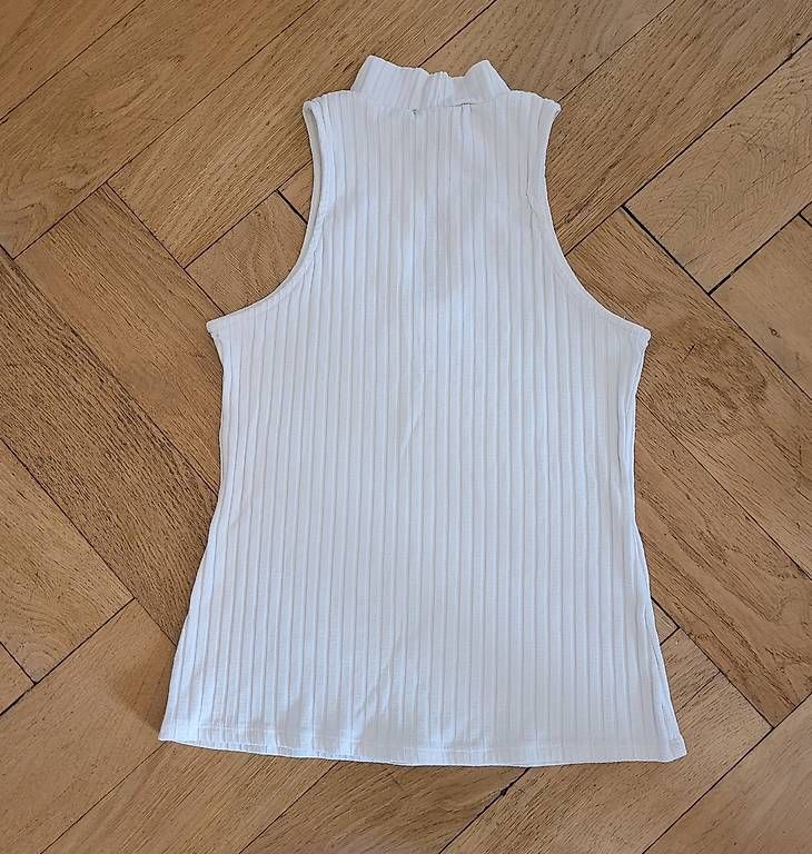 Top: Top Rollkragen Weiss M – Usato da Bern venduto da jud_7ct5 1