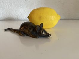 Freche, kleine Bronze Maus