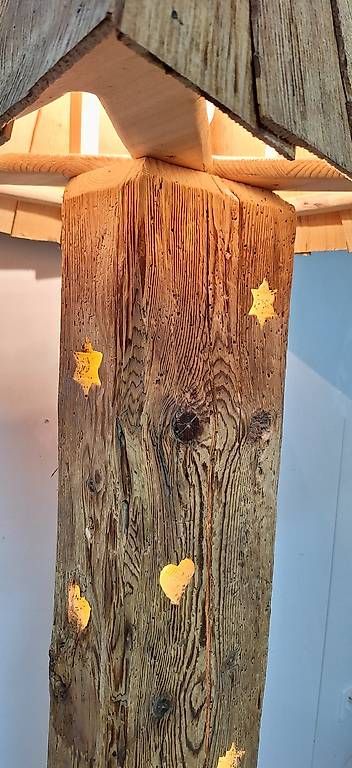 Lampes: Altholz Lampe mit Schindelschirm – D'occasion à Wald ZH par Orgelfreak 4