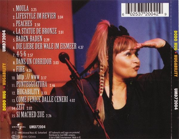 CDs: DODO HUG (CD) HUGABILITY – Gebraucht aus Zürich von Tarafo5 1