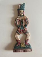 Moriskentänzer, kunstvoll geschnitztes Wachsbild.