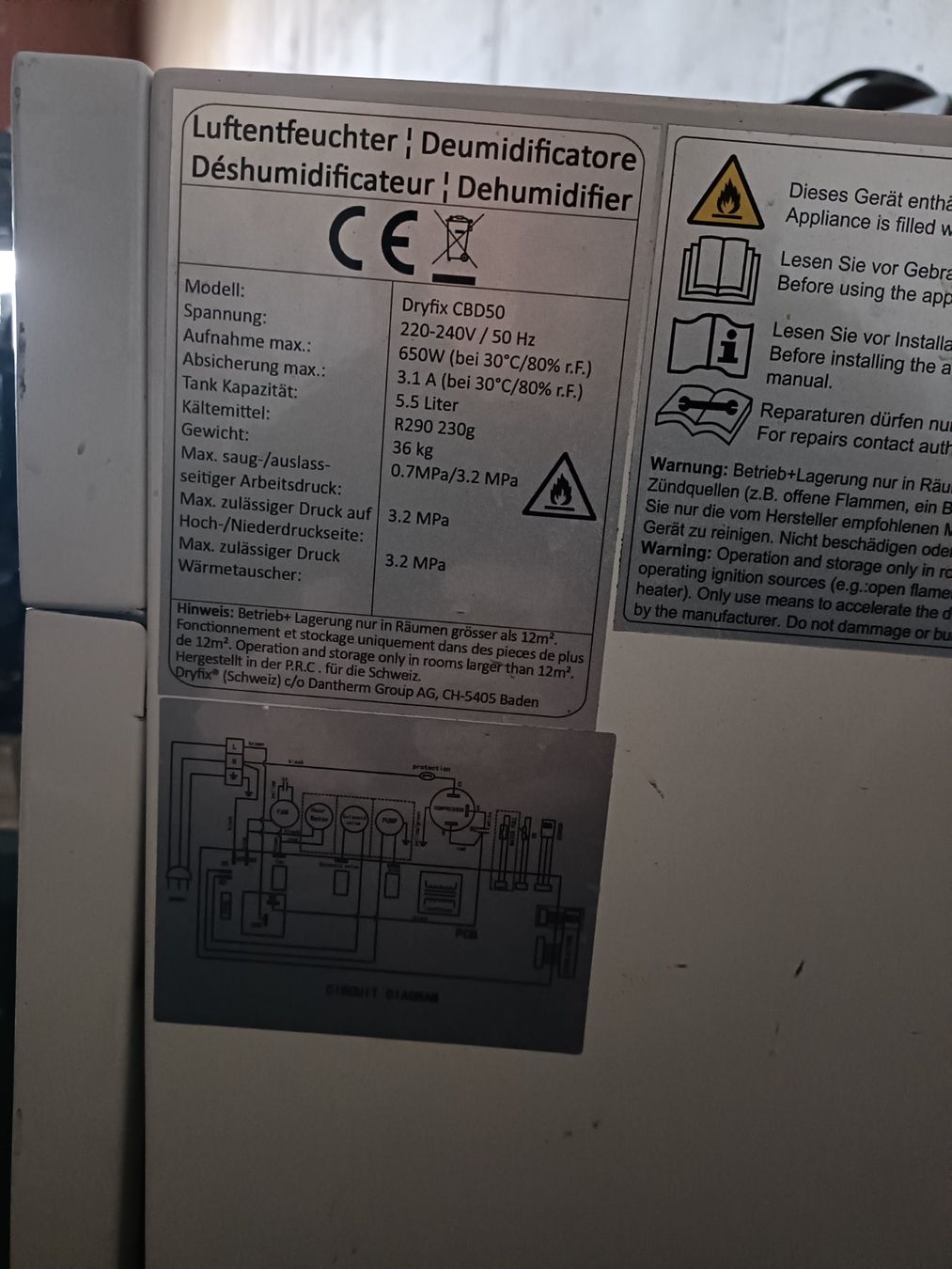 Deumidificatori: Dryfix Raumentfeuchter – Usato da Adliswil venduto da noemi.vr 1