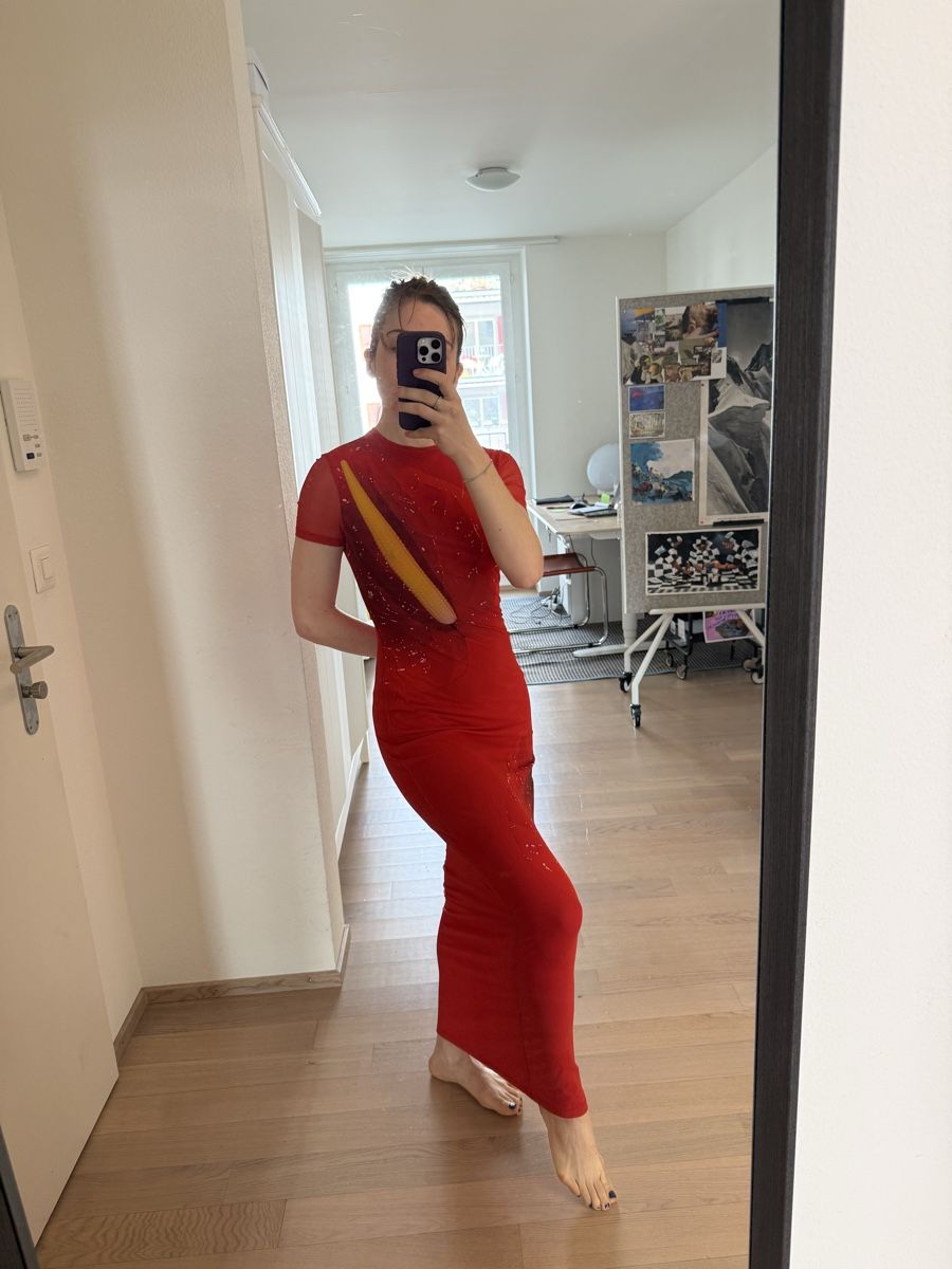 Loewe Vestiti: Loewe anthurium red dress – Nuovo e nell'imballaggio originale da Zürich venduto da AlineCr 3