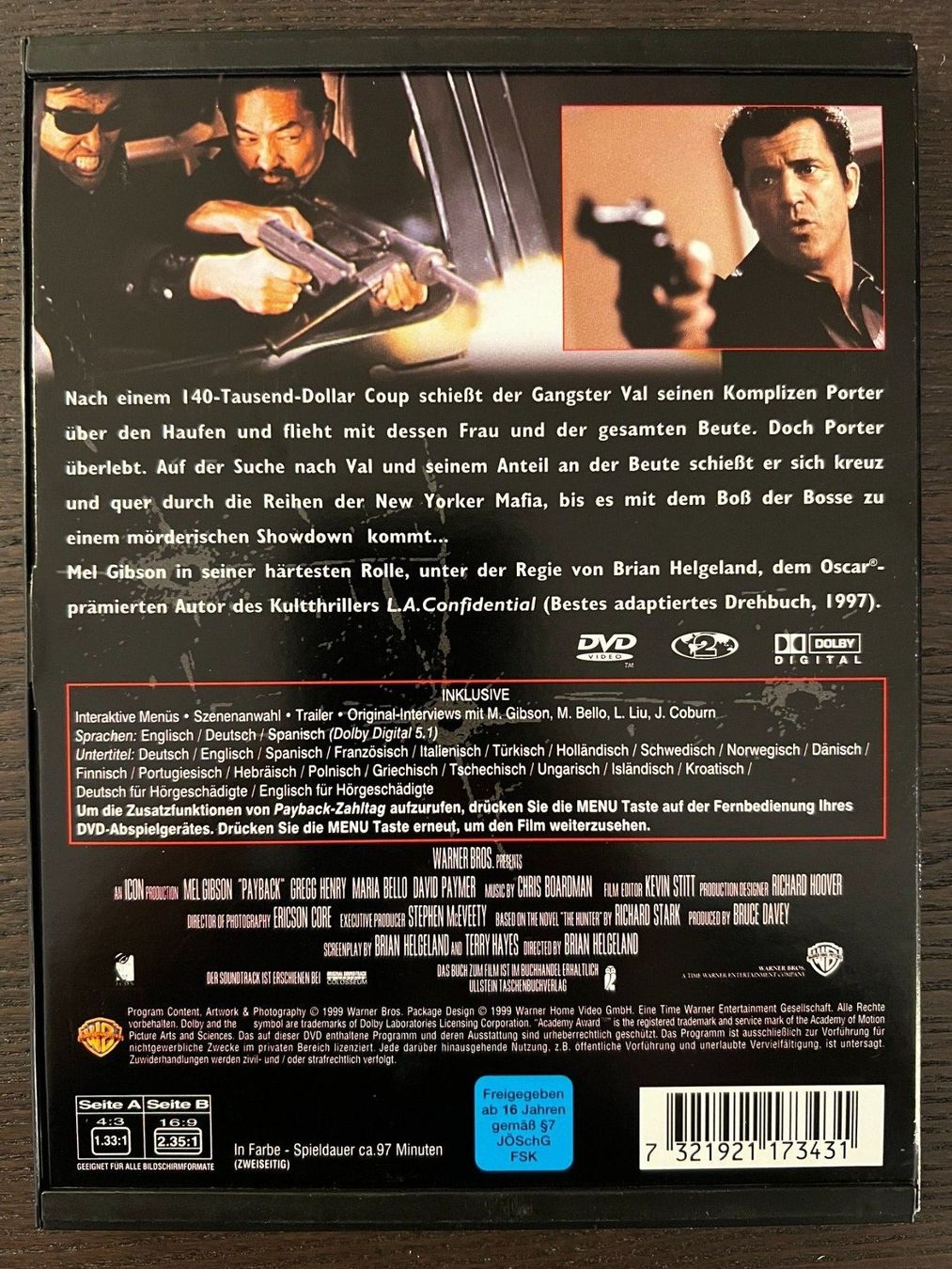 Tutti i DVDs: Payback - Zahltag – Usato da Zürich venduto da FilmFreunde 1