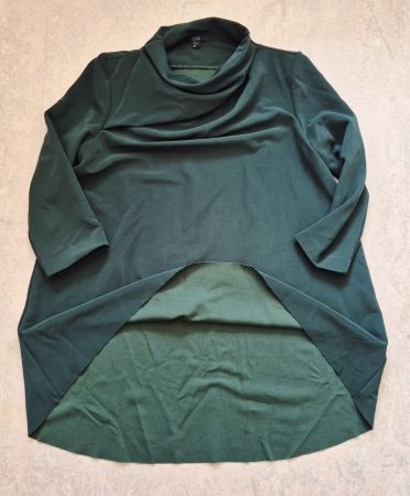 COS TUNIKA KLEID SHIRT GRÜN M 38 , TOP ZU BOOTS SCHUHE STIEF