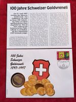 100 Jahre SCHWEIZER GOLDVRENELI - BENIN 500 CFA 1997 SILBER