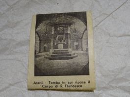 Reliquie Staub / hl. Franziskus v. Assisi