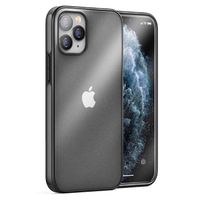iPhone 12 mini -Coque silicone IPAKY antichoc Noir