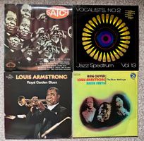 4 LPs LOUIS ARMSTRONG MIT BESSIE SMITH TOP ZUSTAND