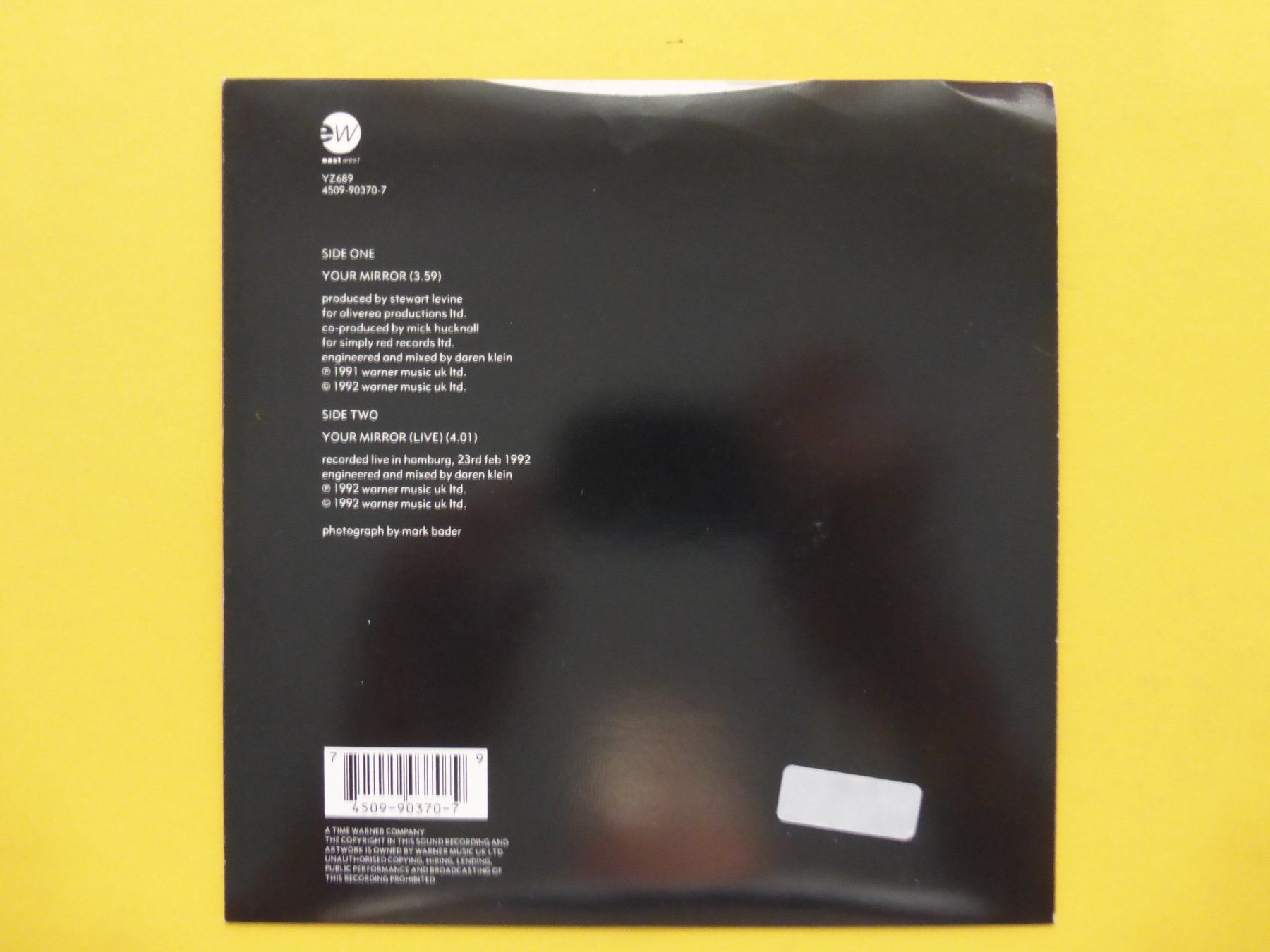Dischi in vinile: Simply Red – Your Mirror – Usato da Zürich venduto da Swiss57 1