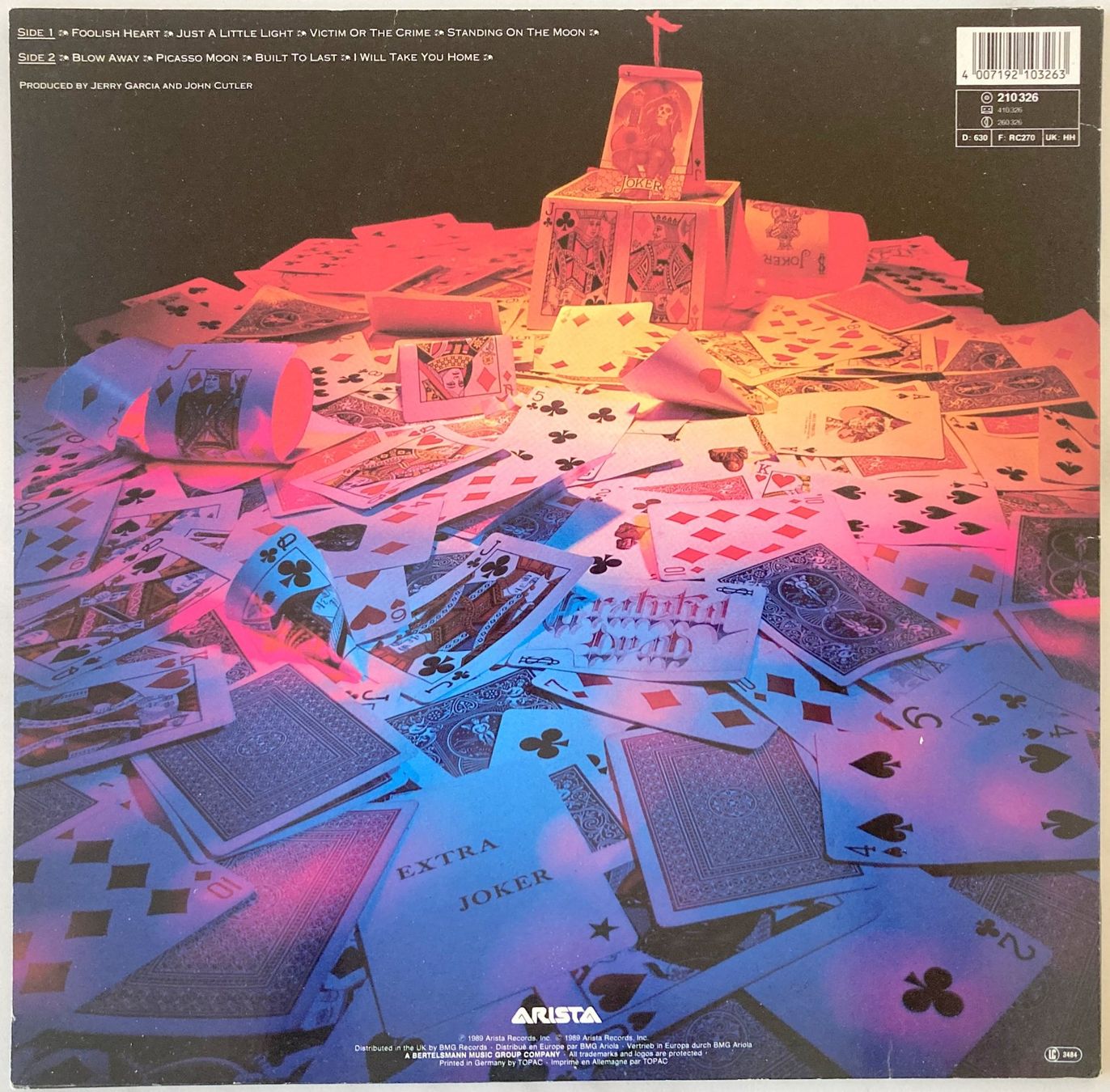 Schallplatten: GRATEFUL DEAD - BUILT TO LAST – Gebraucht aus Bottens von hotter-than-hell 1