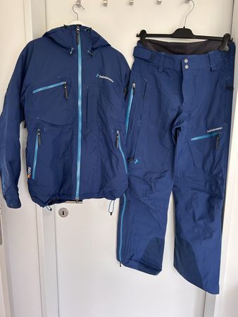 Peak Performance Skianzug Blau Grösse M guter Zustand
