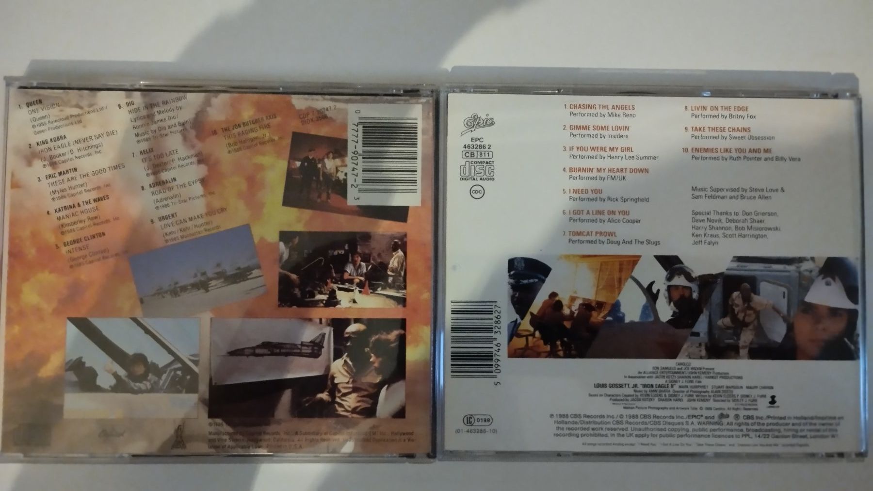 CD: IRON EAGLE 1 + 2 CD SOUNDTRACKS – Usato da Basel venduto da Bal-Sagoth 1