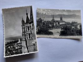 LAUSANNE - le CHATEAU - la CATHEDRALE - 1906 - TOUR - 1948