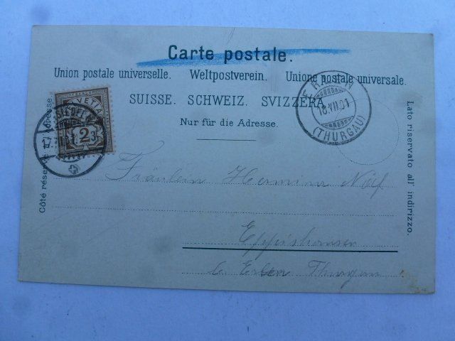 Cartoline postali: Ansichtskarte Gruss aus Einsiedeln 1901 – Usato da Walkringen venduto da Casablanca777 1