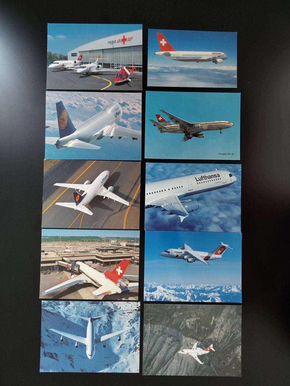 Cartoline postali: 10x Vintage Flugzeug – Usato da Ohmstal venduto da Lebensfreude05