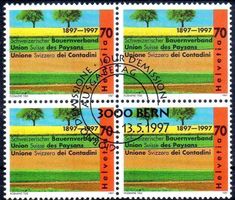 HELVETIA 1997 100 JAHRE SCHWEIZER BAUERN