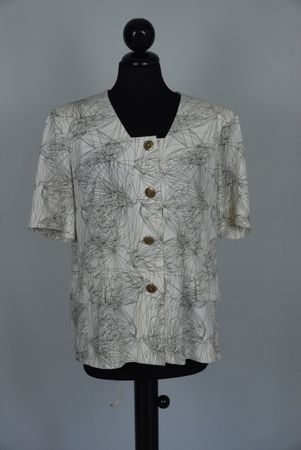 Vintage 60s/70s Hand-Tailored Short Sleeve Shirt Jacket