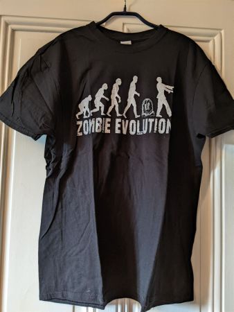 GILDAN : T-Shirt "Zombie Evolution" M-L-XL neuf