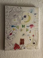 Originales Bild auf Leinwand - Buntes Kunstwerk