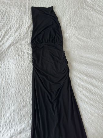 Elegantes Zara Maxikleid, Schwarz, Grösse XS